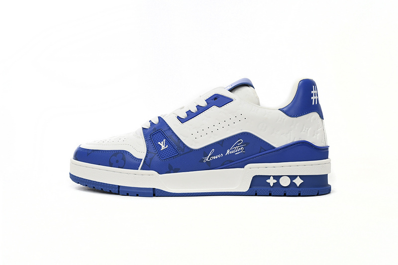 Pkkicks God Batch LOUIS VUITTON White Blue 1AANEV