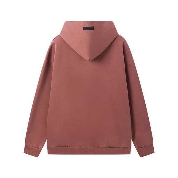 Fear of God Essentials Heavy Fleece Hoodie & Sweatpant Set Claret Red