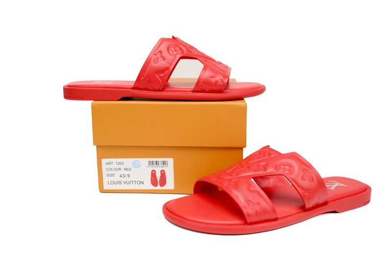 Pkkicks God Batch RED LOUIS VUITTON Oasis Red Embossing