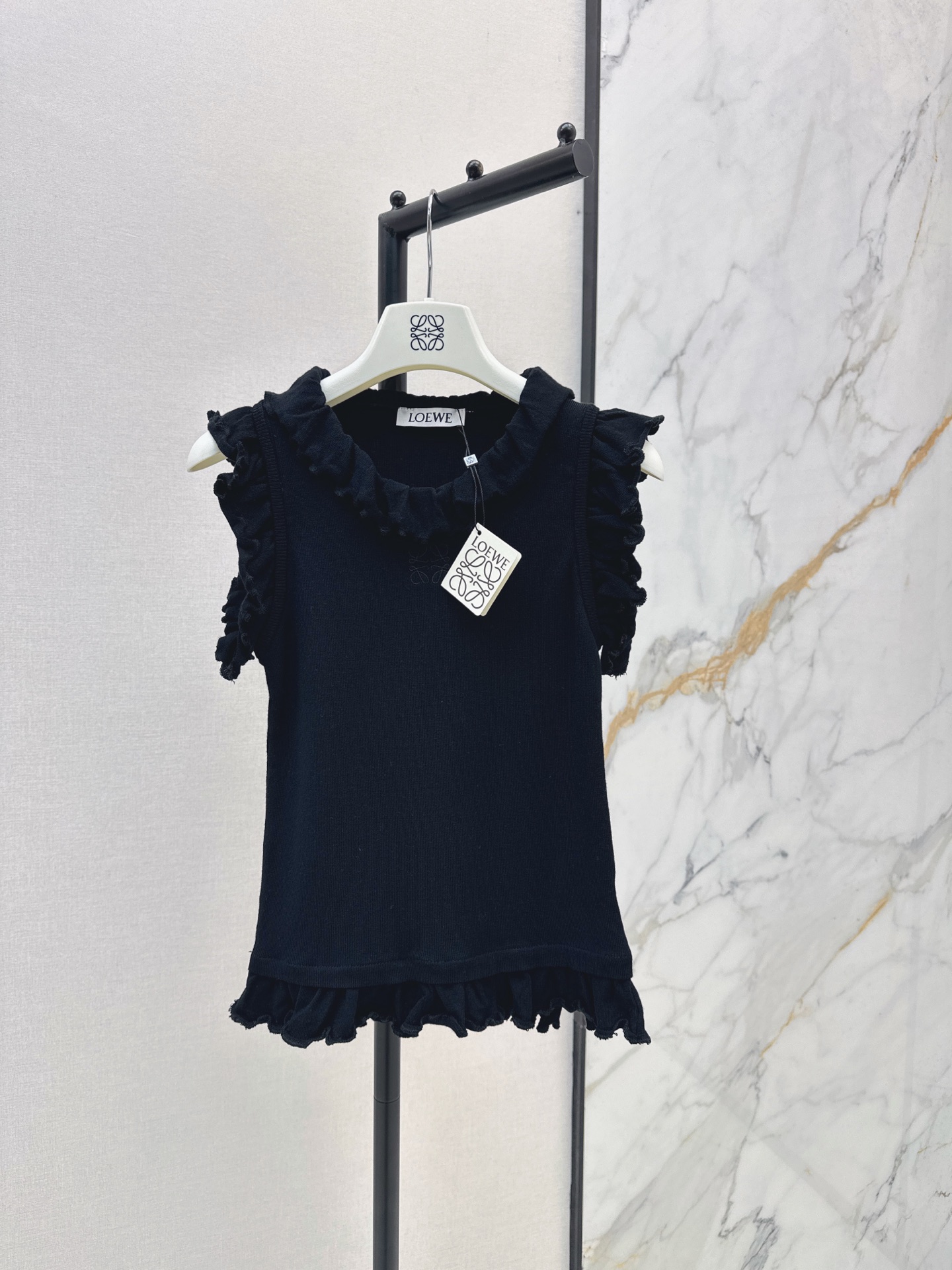 Loe New Lace Trim Vest
