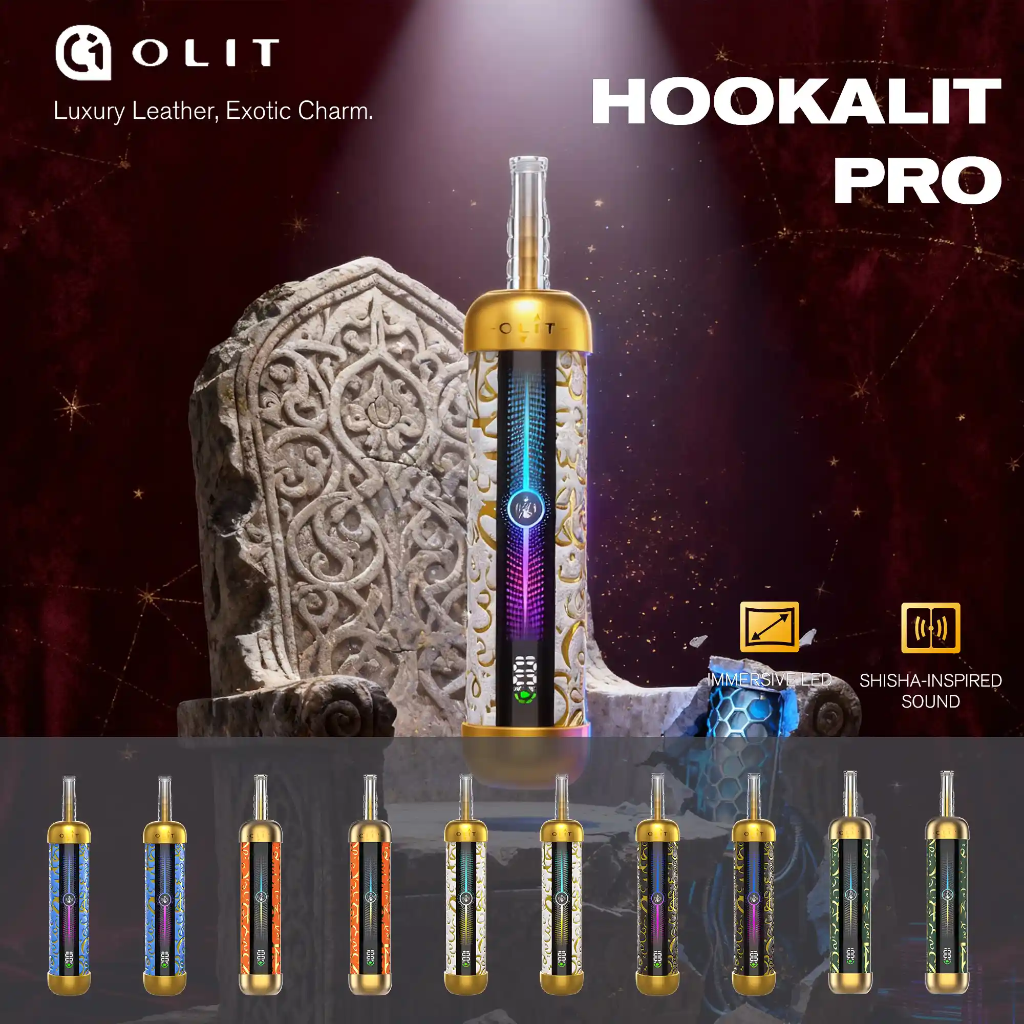 Olit Hookalit Pro 60K Disposable Vape 10 flavors