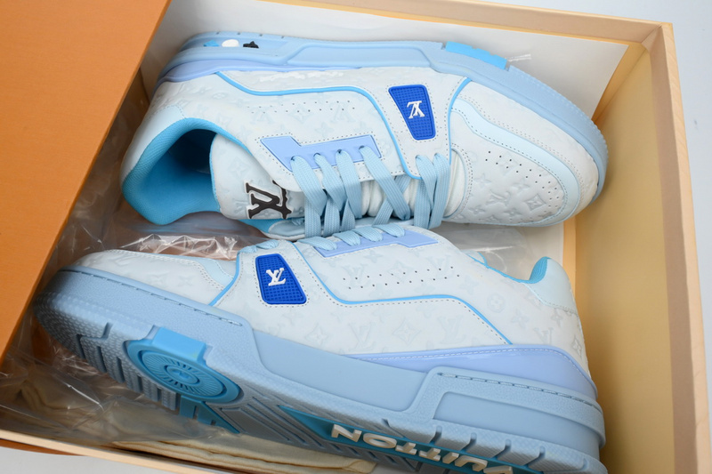 Pkkicks God Batch Tyler x LOUIS VUITTON Trainer Blue
