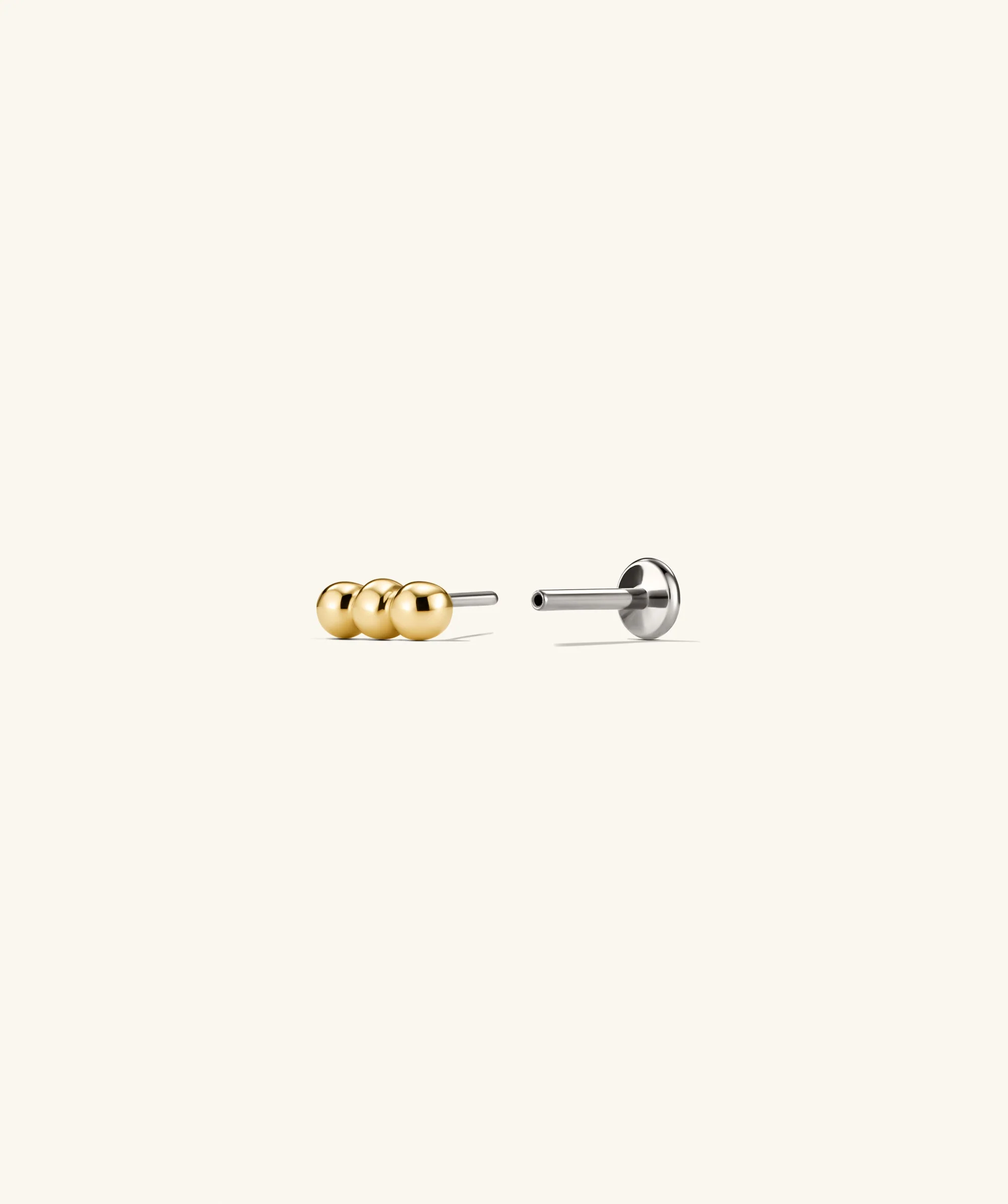 Single Spheres Bar Stud