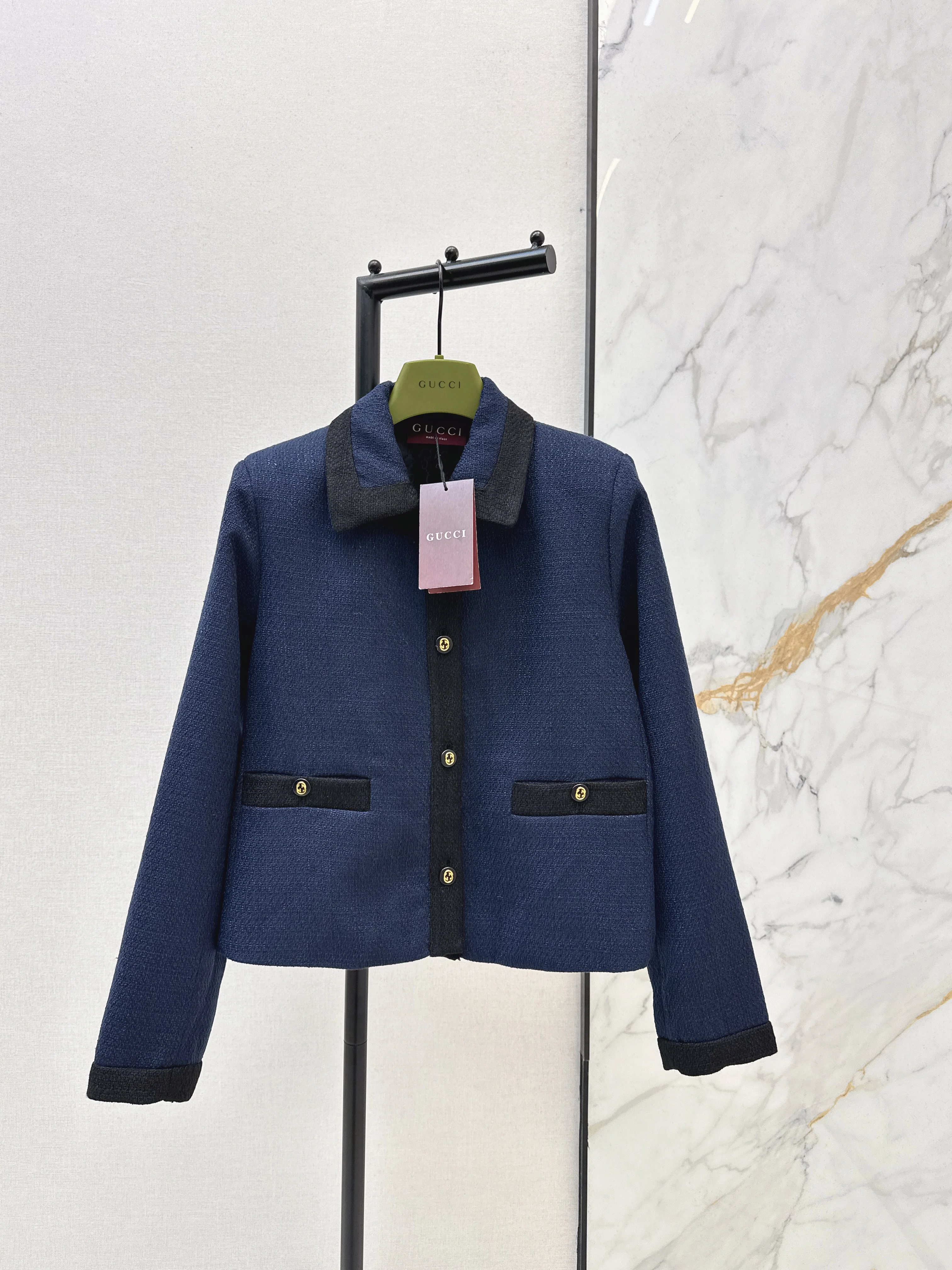 Guc NEW color blocking jacket