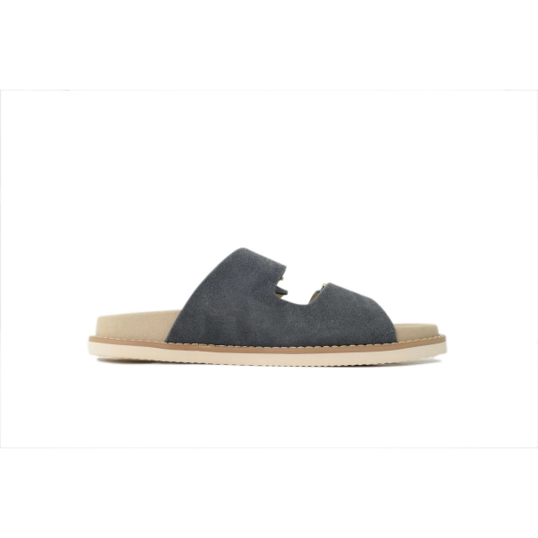 Brunello Cucinelli Suede two-strap Sandals Grey