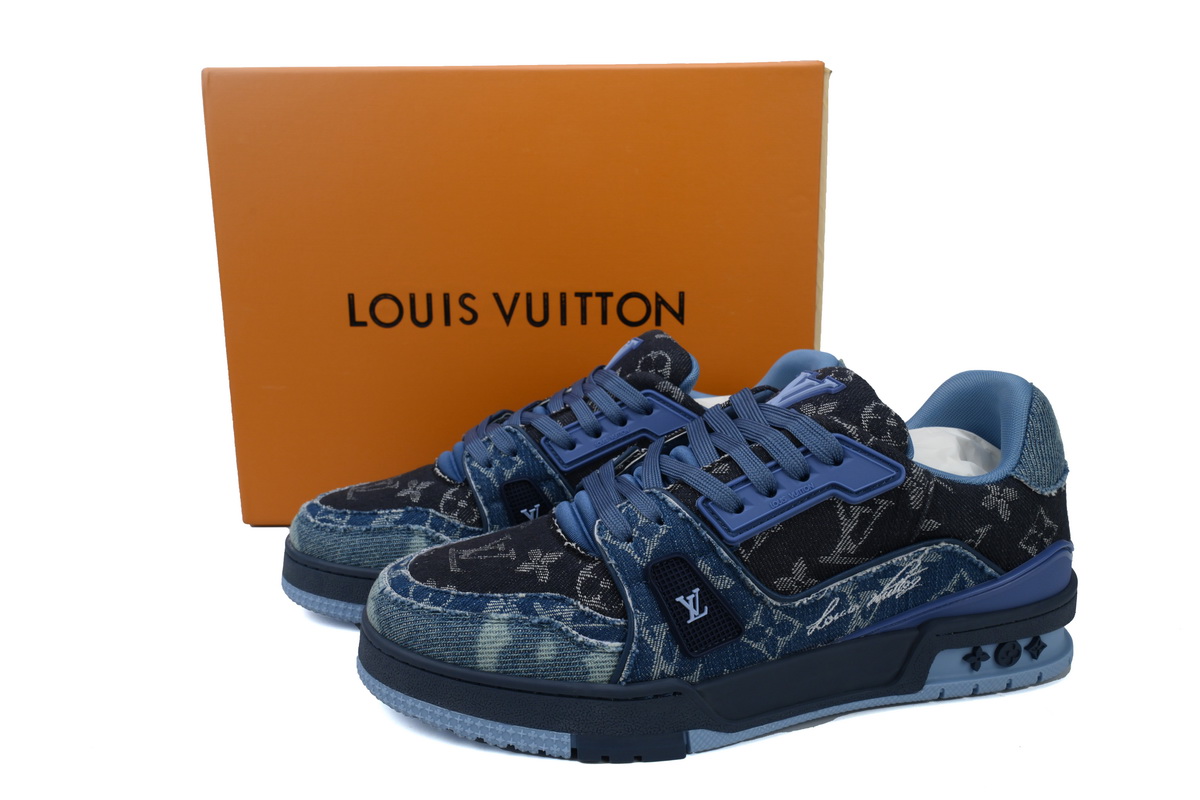 Pkkicks God Batch Louis Vuitton Louis Vuitton Trainer Navy Blue