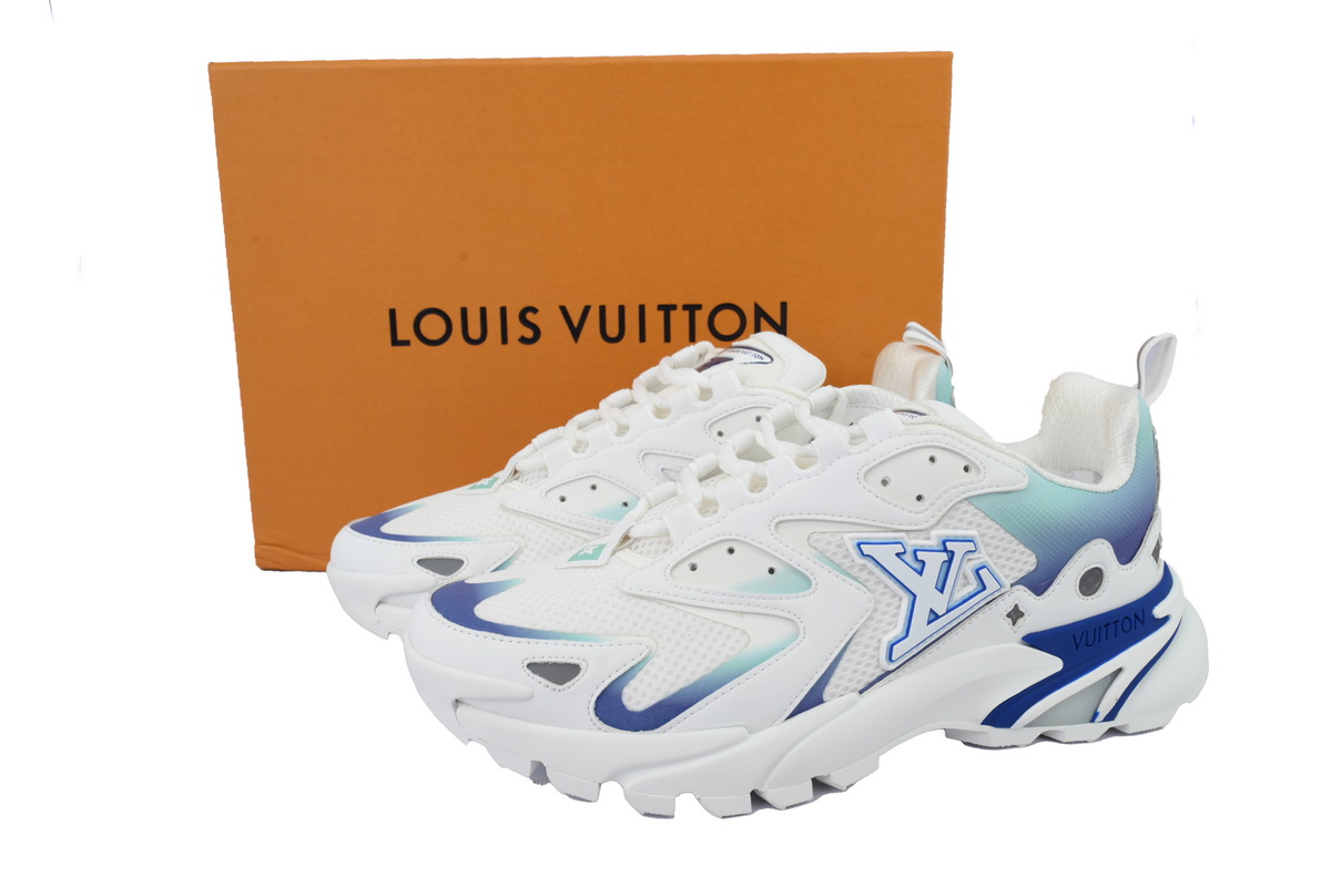 Pkkicks God Batch Louis Vuitton Run Tatic White Blue