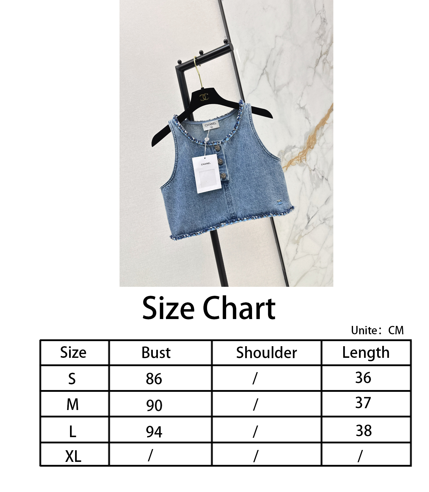 Chan NEW denim vest