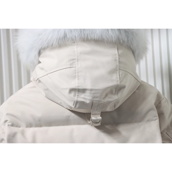 Moose Knuckles Men's Shearling 3Q Jacket  off-white