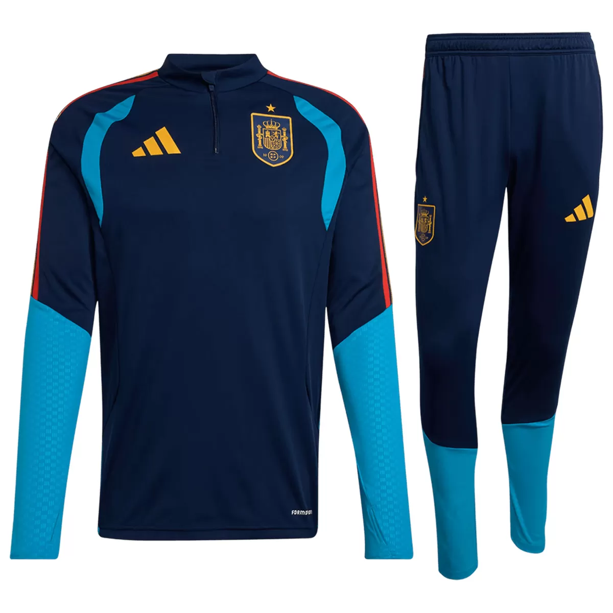 Spain Zipper Sweatshirt Kit(Top+Pants) Navy 2026