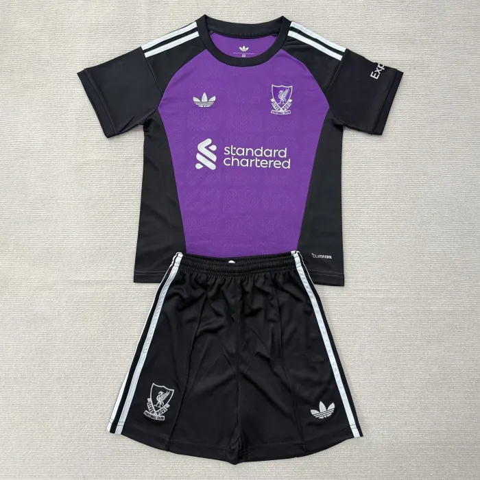 Kids Liverpool Away Goalkeeper Suit 26/27