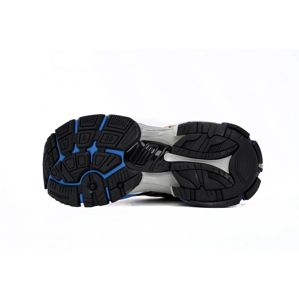 Balenciaga Runner White And Blue Printing 677402 W3RB6 1264