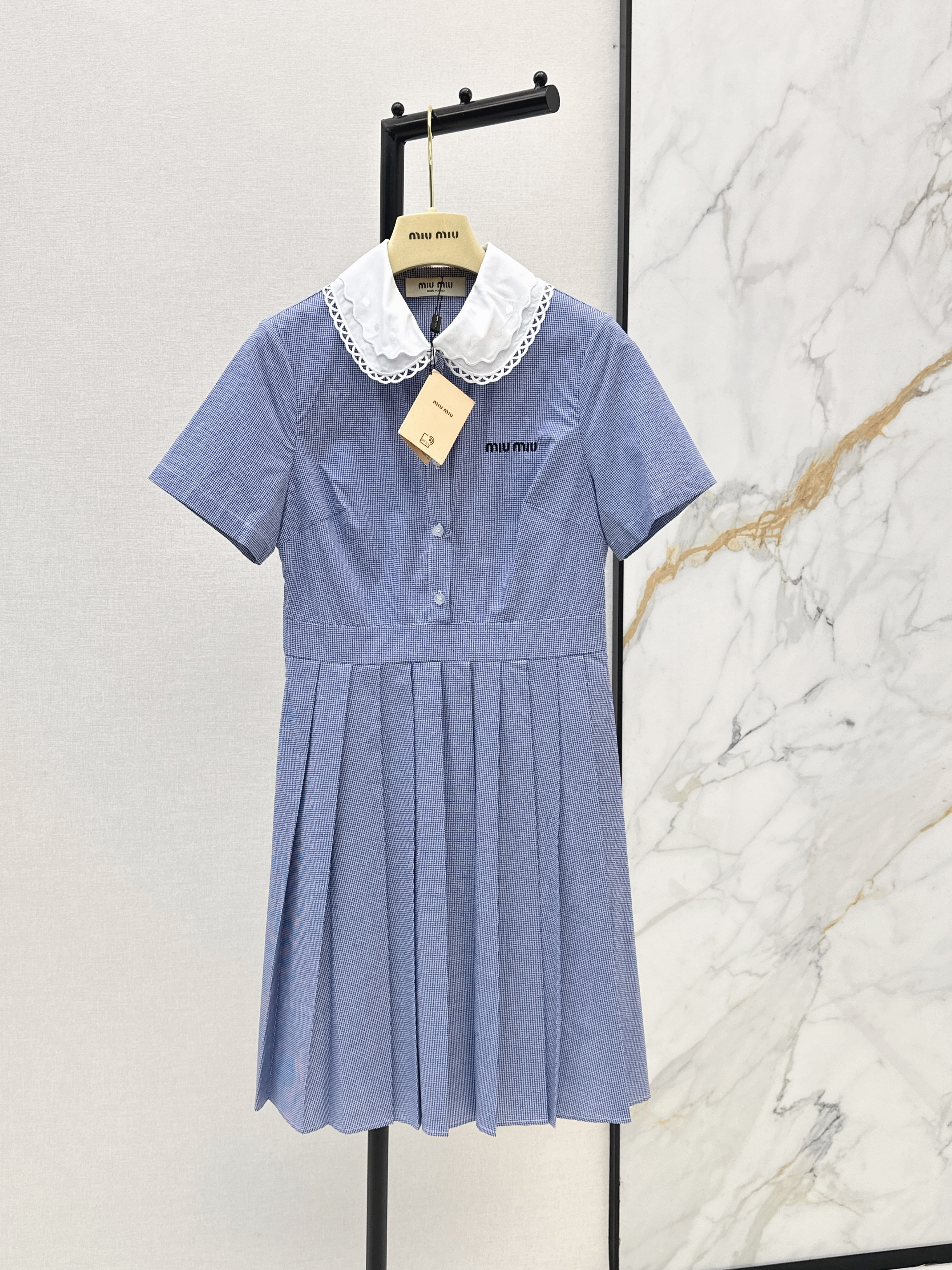 Miu New peter pan collar dress