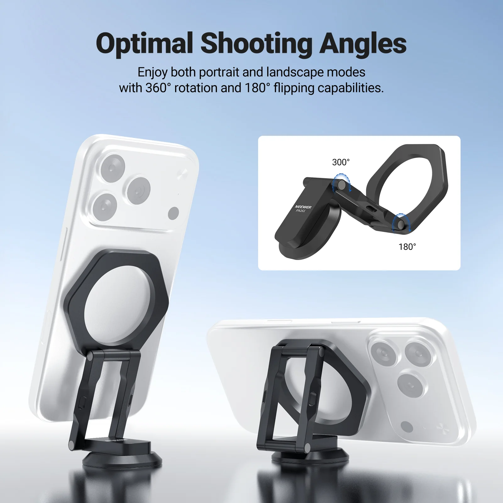 NEEWER PA161 Dual Magnetic Phone Holder