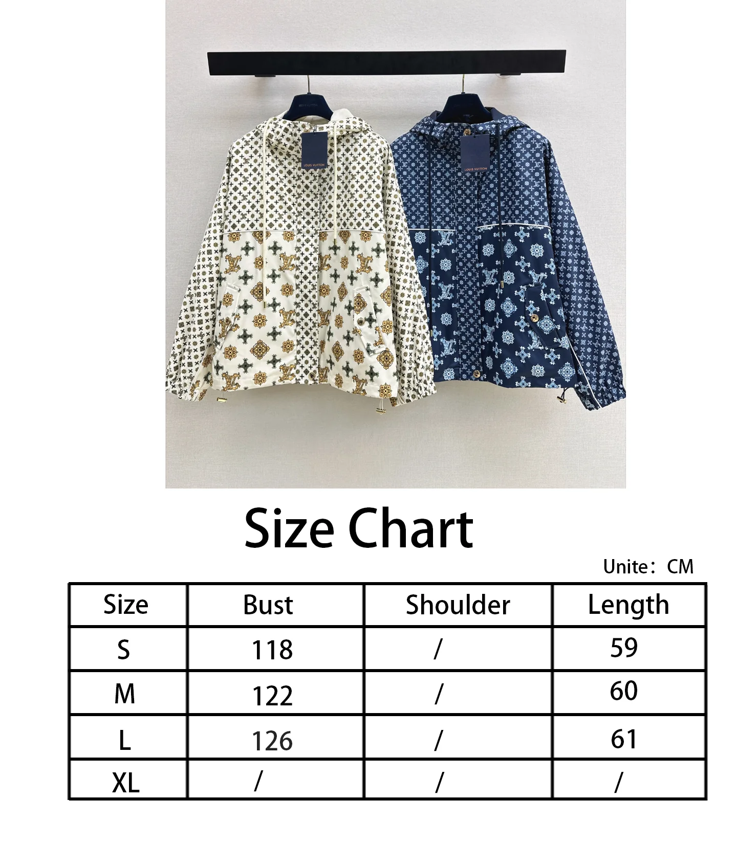 Louis NEW hooded zipper trench coats