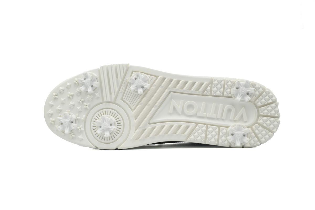Pkkicks God Batch LOUIS VUITTON Trainer Golf Checkerboard Green