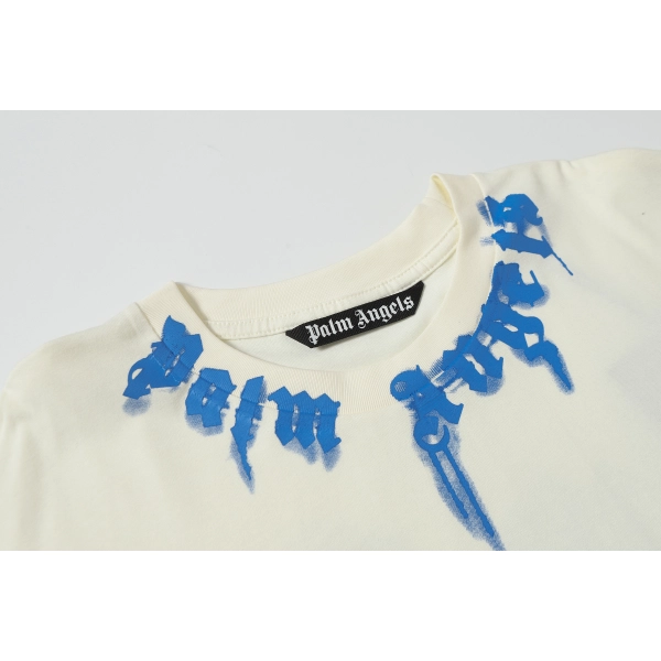Palm Angels  # 2347 white&blue