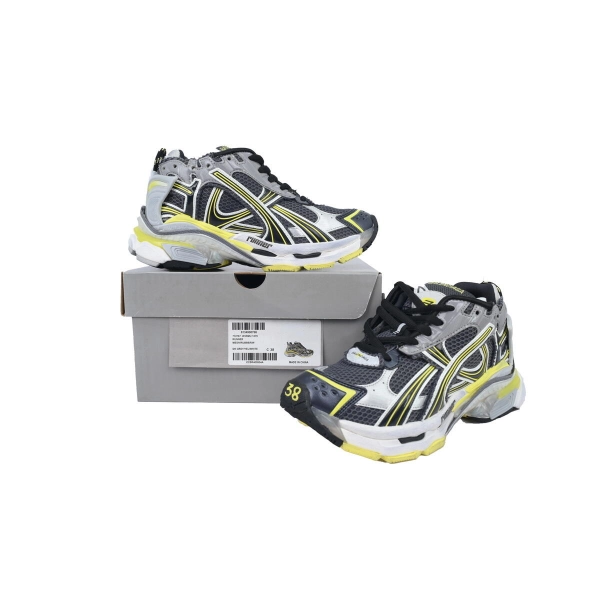 Balenciaga Runner Sneaker Grey Black Yellow 772767 W3RMU 1279