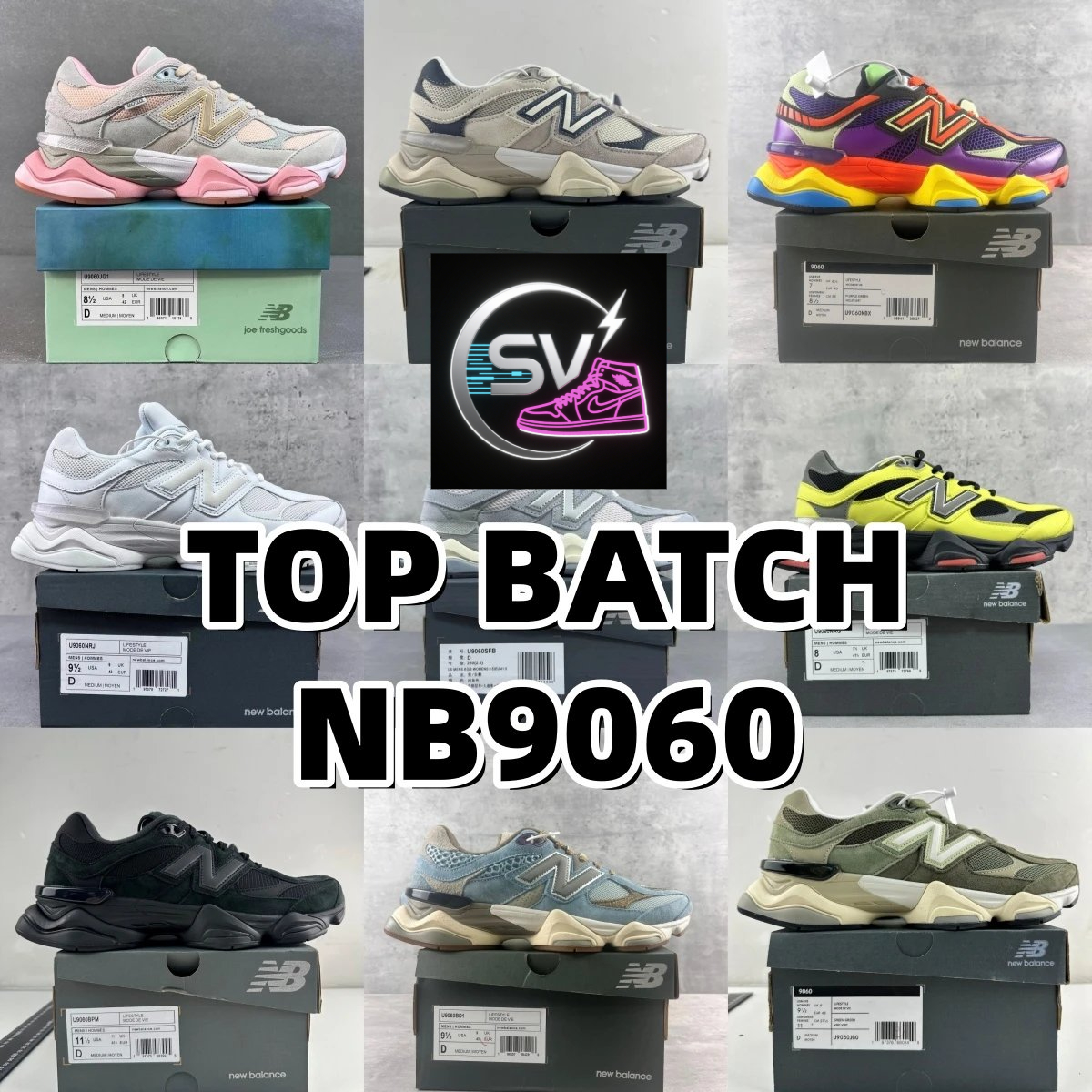 New Balance TOP BATCH 9060 Sneaker Collection