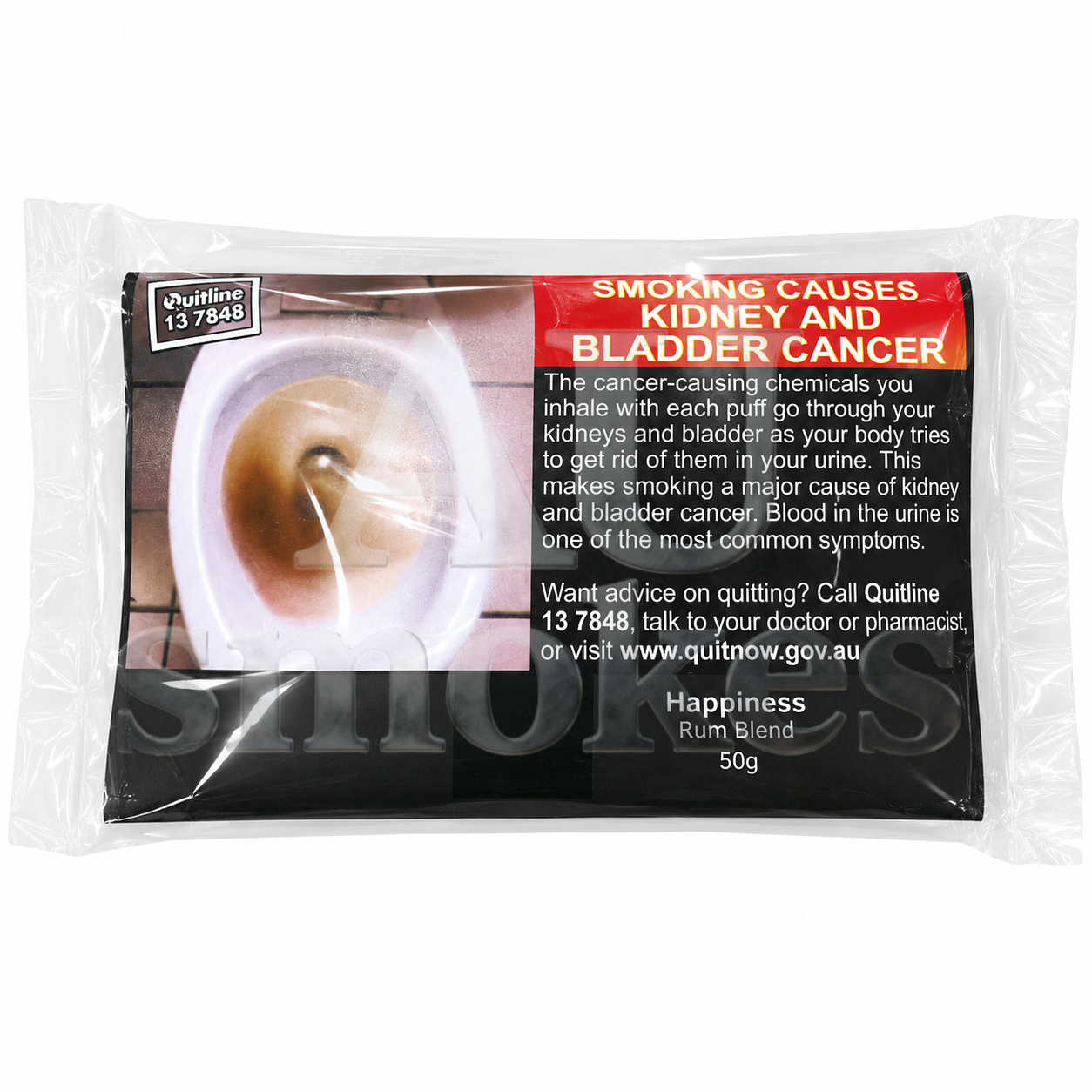 Happiness Rum Blend Tobacco 50g - AUSMOKES