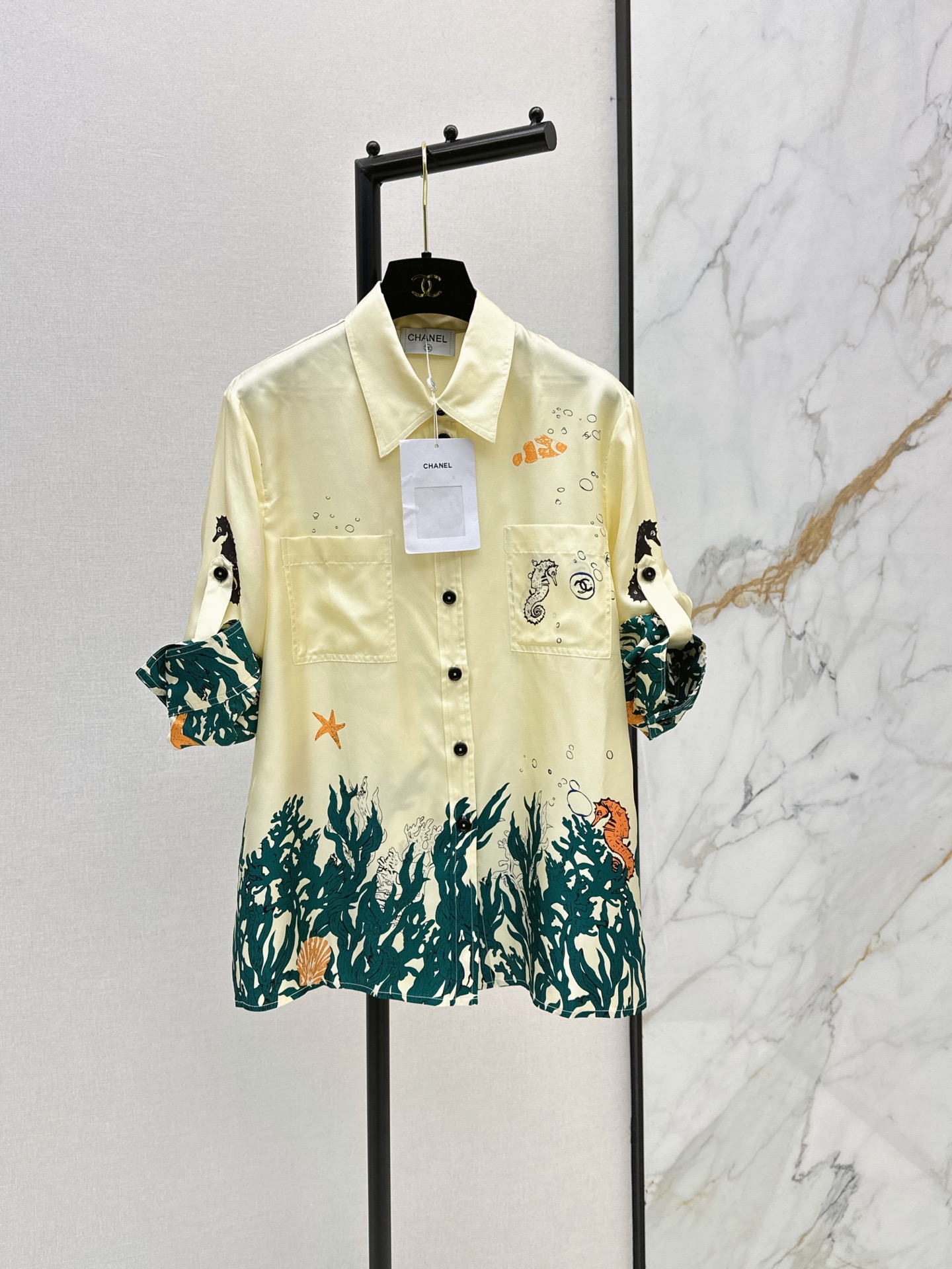 Chan New silk shirt