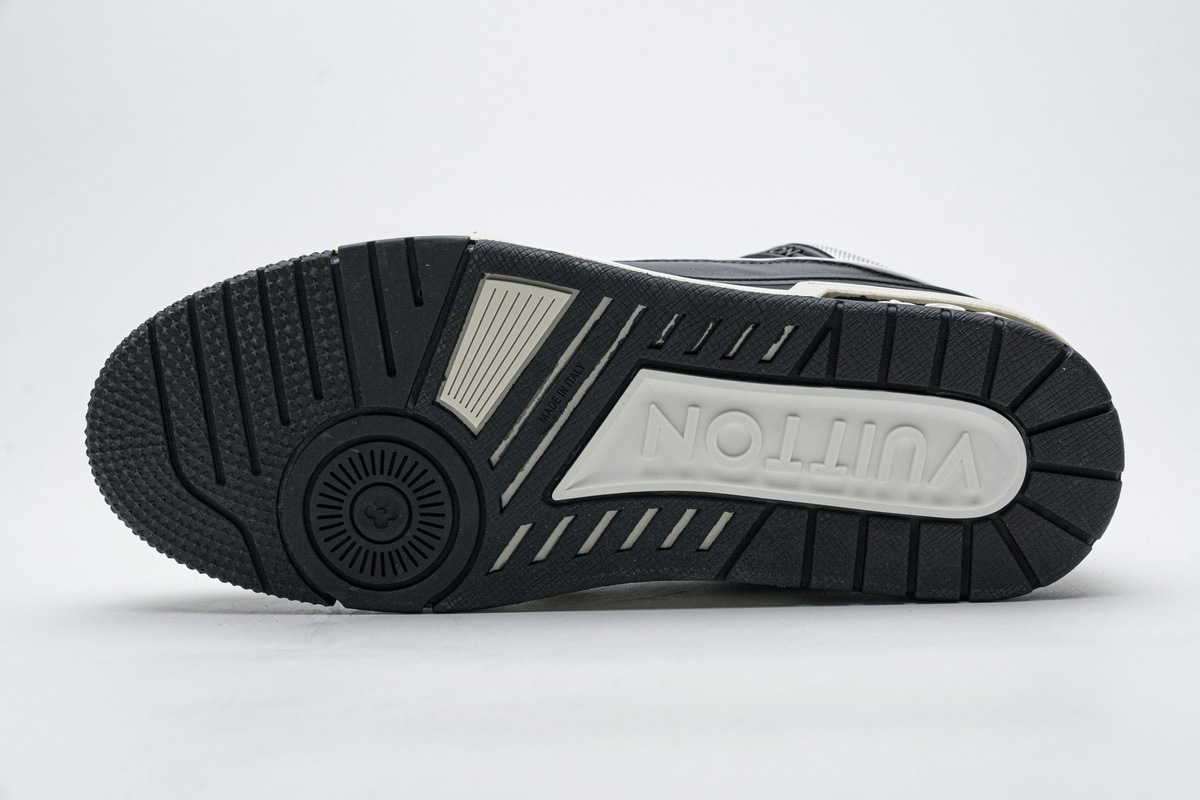 Pkkicks God Batch LOUIS VUITTON 20ss Trainer Black White