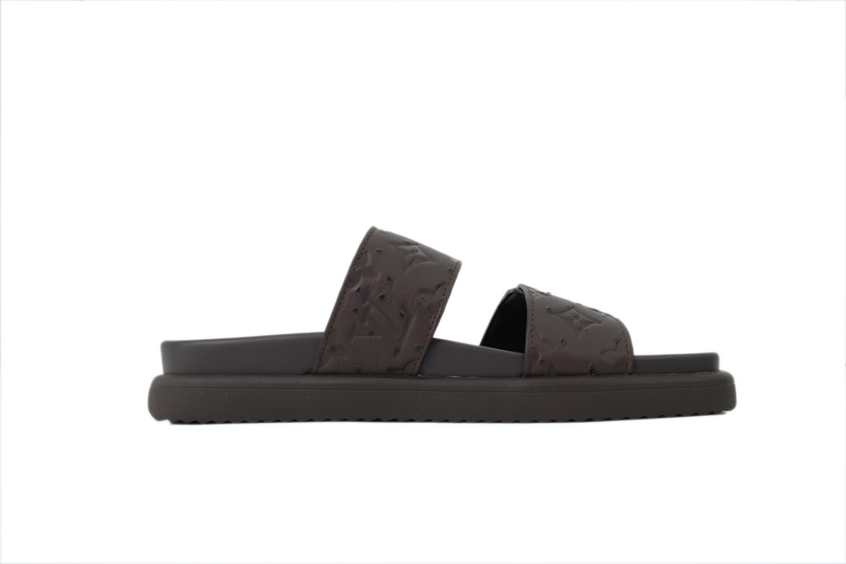 Pkkicks God Batch LOUIS VUITTON Venice Mule Shoes Coffee