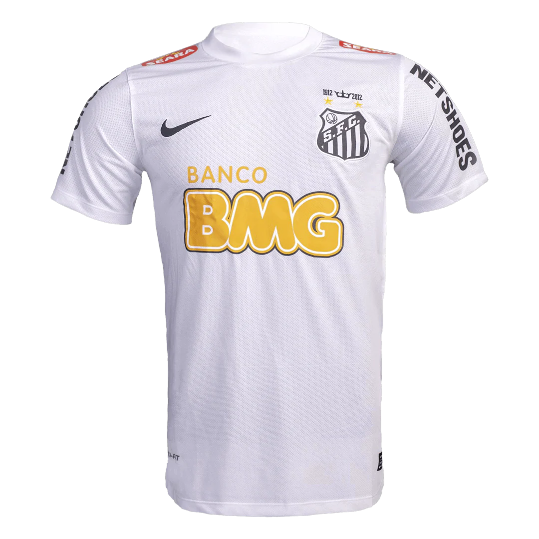 NEYMAR JR #11 Santos FC 2012 Home Retro Football Jersey