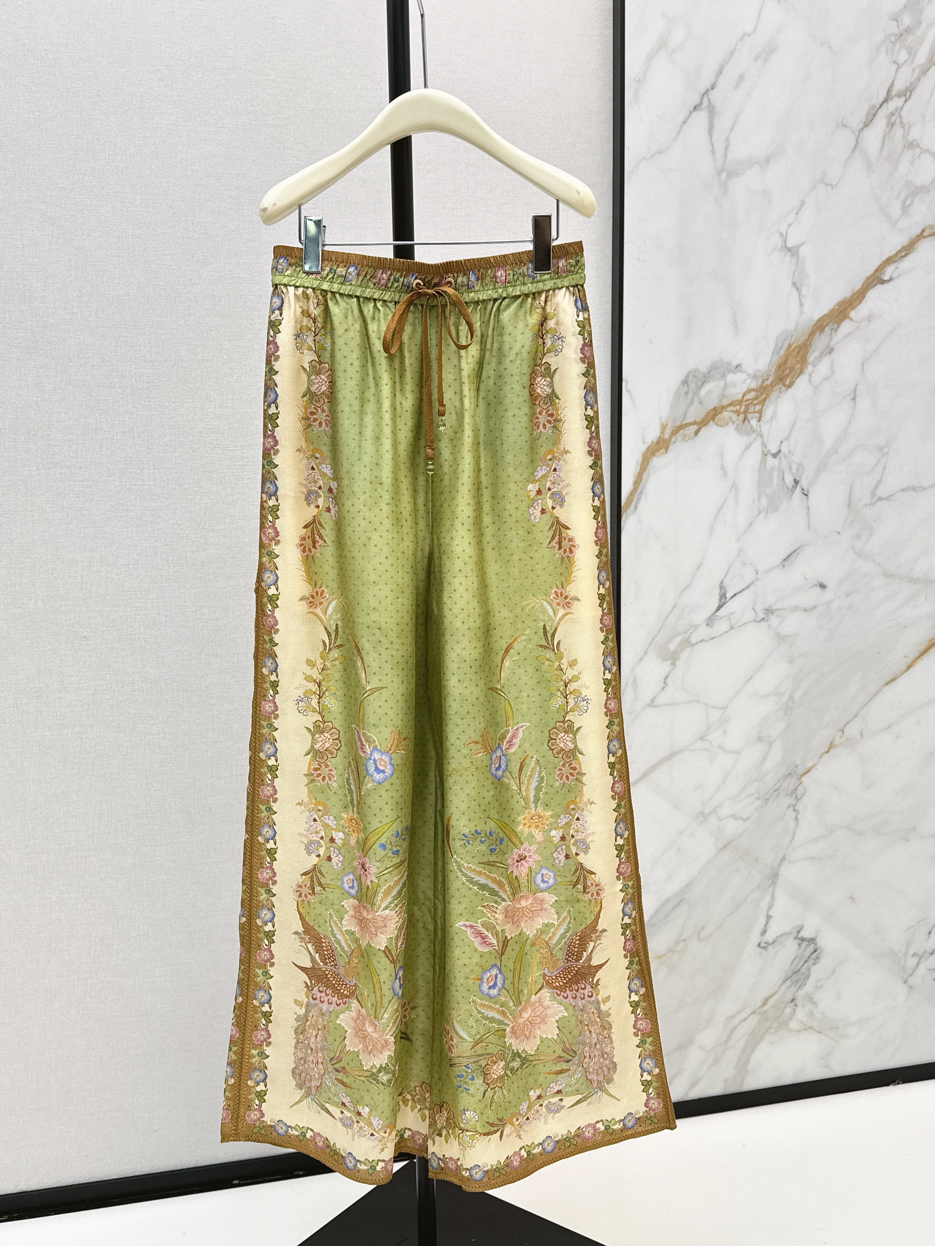 Zimm New Printed silk pants