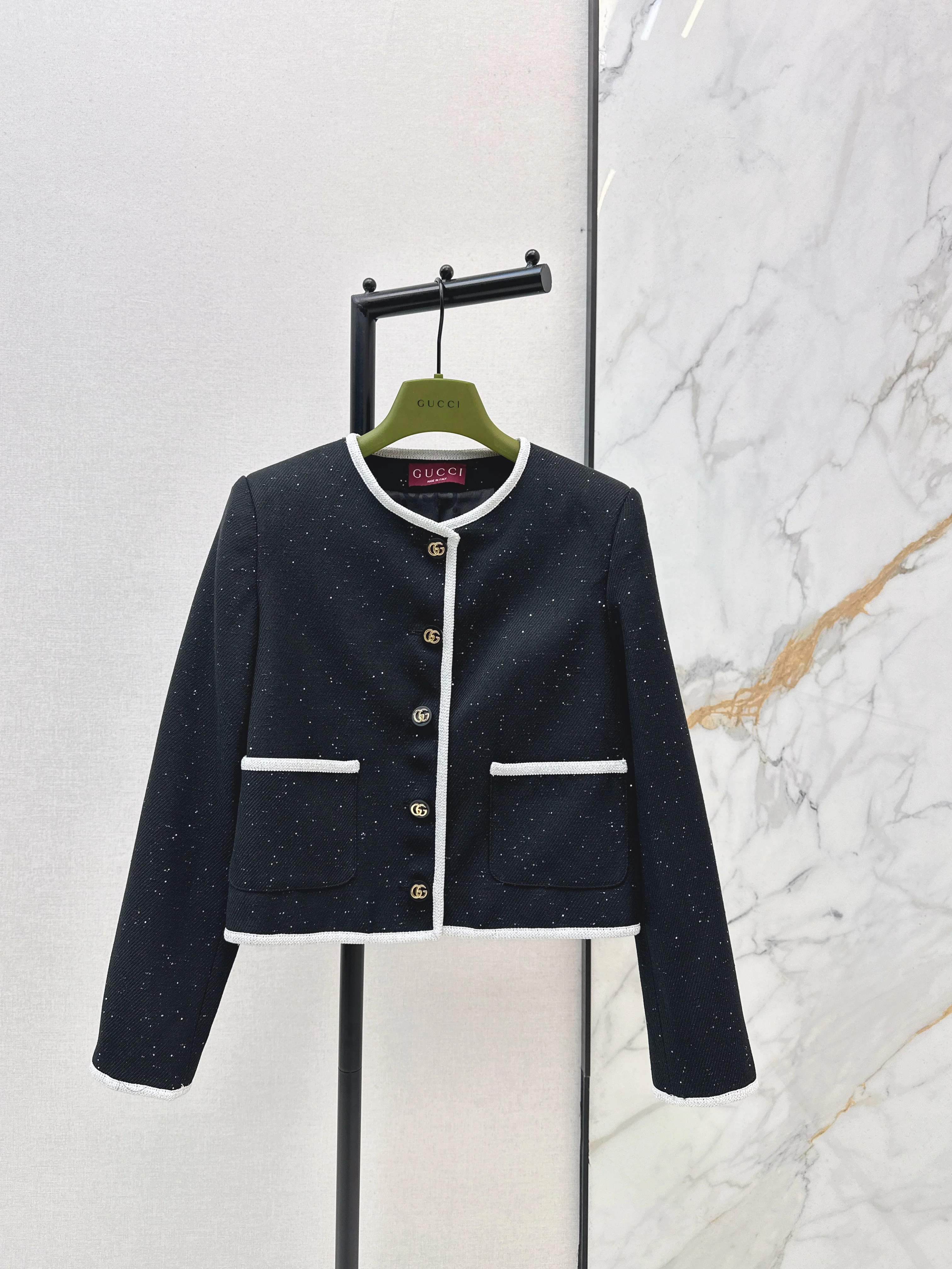 Guc NEW jacquard sequin jacket