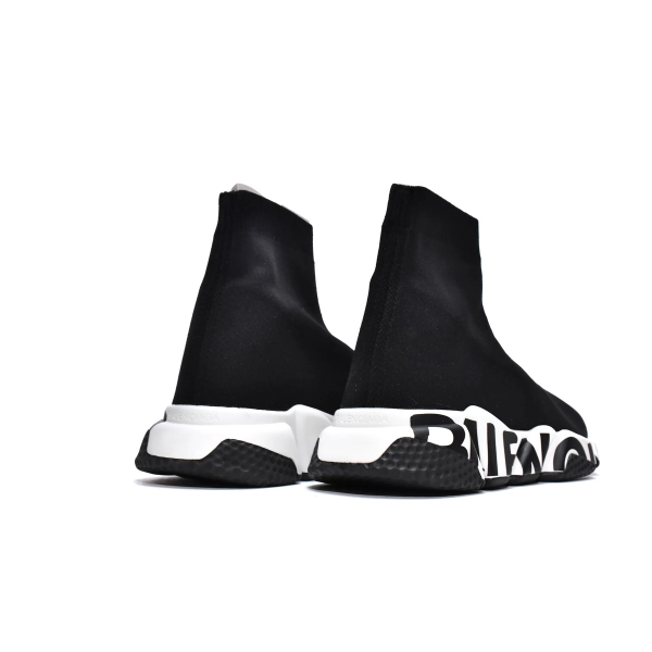 Balenciaga Speed Black(black letters)