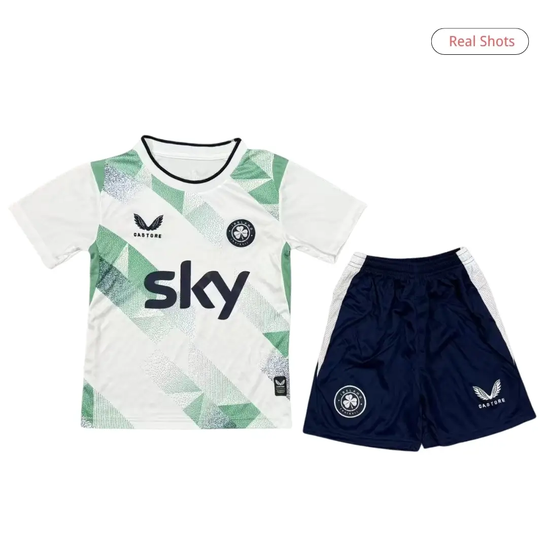 Ireland Kid's Away Kit - Jersey+Shorts 2026 World Cup