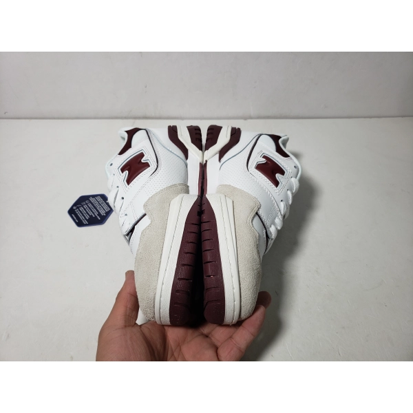 New Balance 550 Sea Salt Burgundy  BB550LI1
