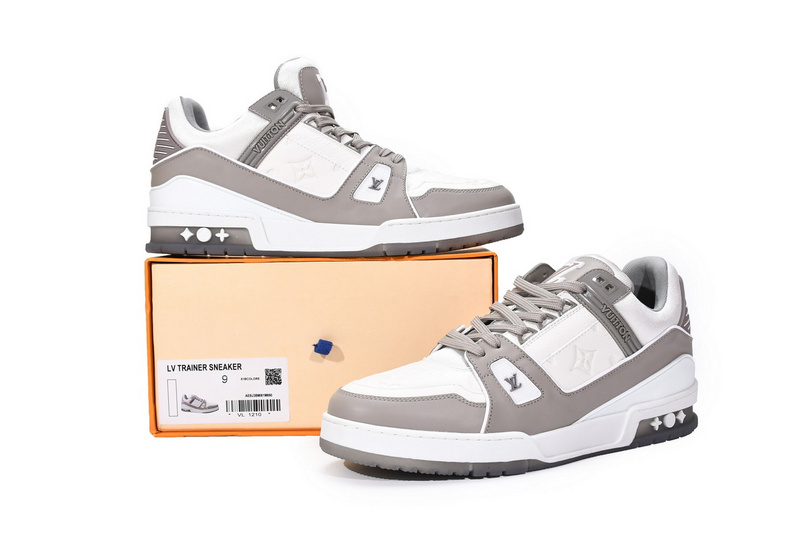 Pkkicks God Batch LOUIS VUITTON Trainer Grey White VL1210