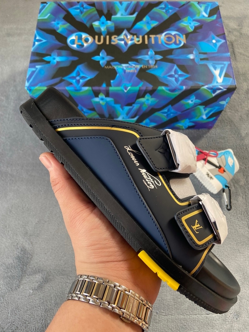 Pkkicksstockx LOUIS VUITTON Trainer Black Yellow