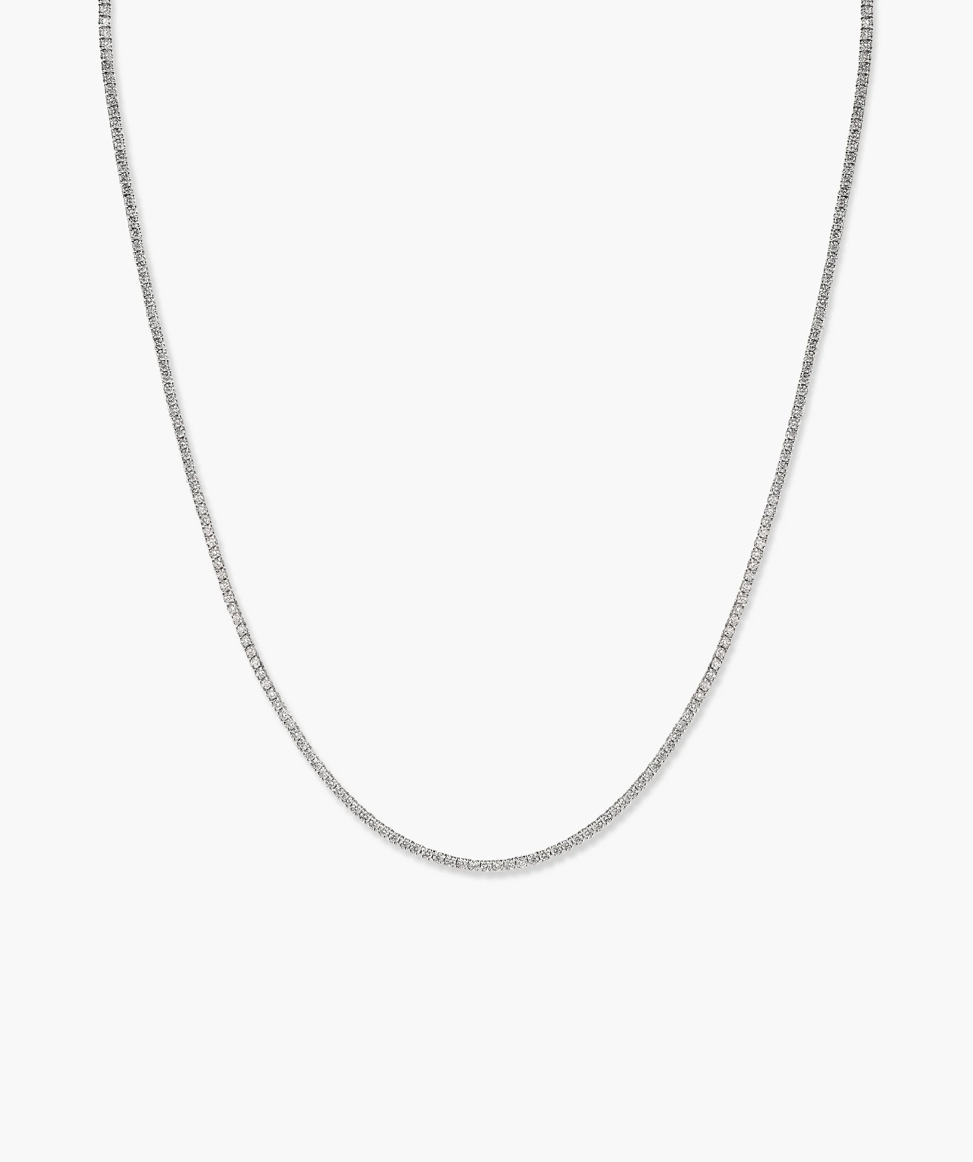 Lab Grown Diamond Tennis Necklace 1.8mm