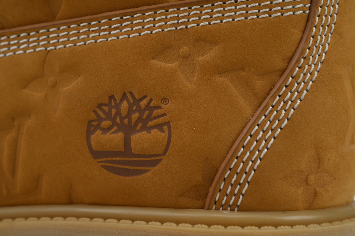 LOUIS VUITTON x Timberland 6-In Ankle Boot Brown