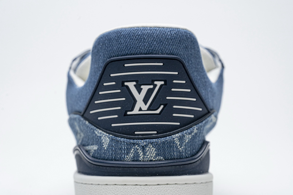 Pkkicks God Batch LOUIS VUITTON 20ss Trainer Blue Denim