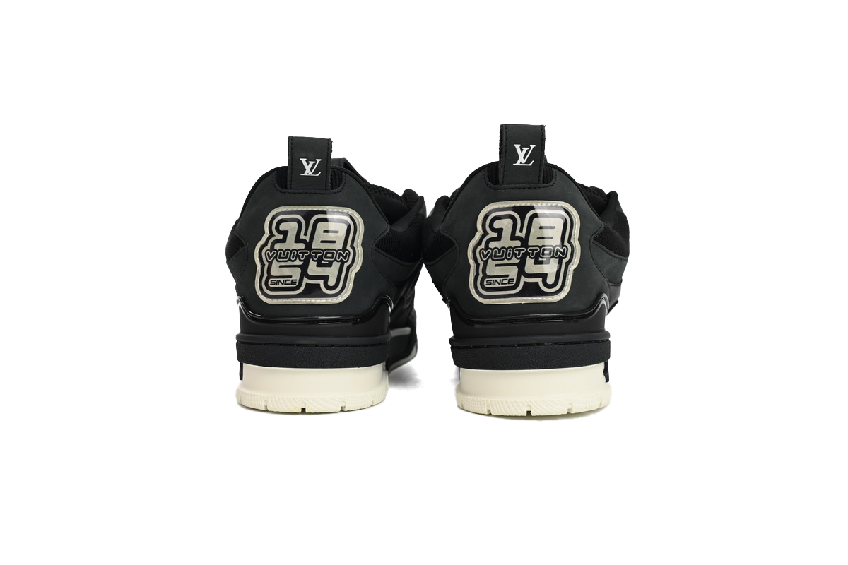 Pkkicks God Batch Louis Vuitton Skate Sneaker Black 51BCOLRB
