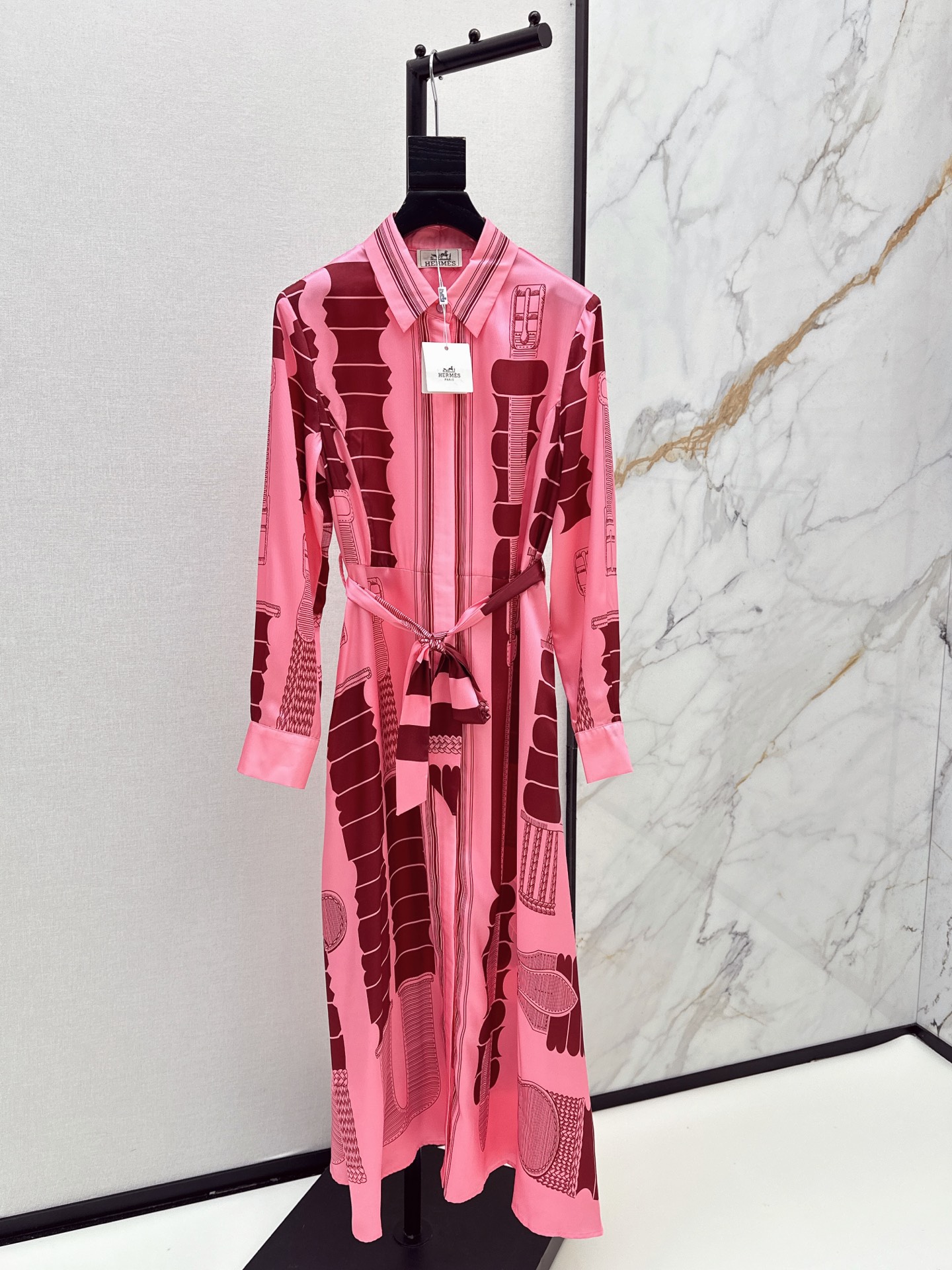 Herm New printed silk dress