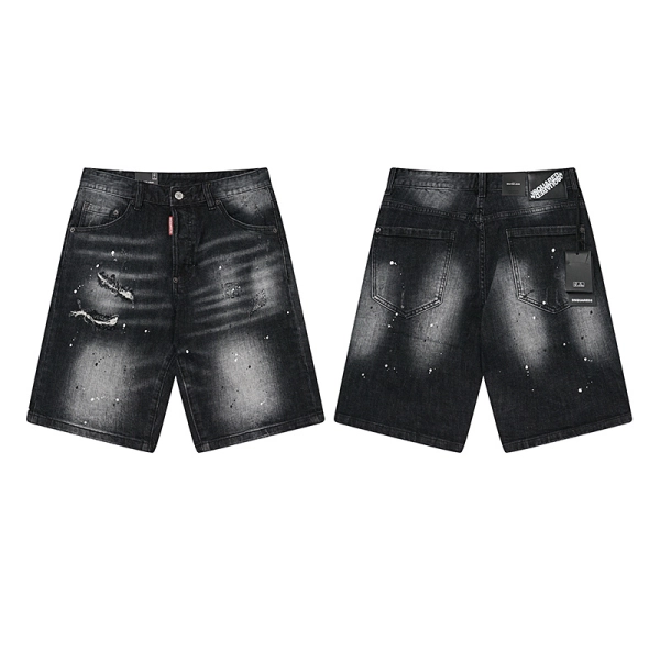 DSQUARED2 Micro Bullet Denim Shorts # 2036