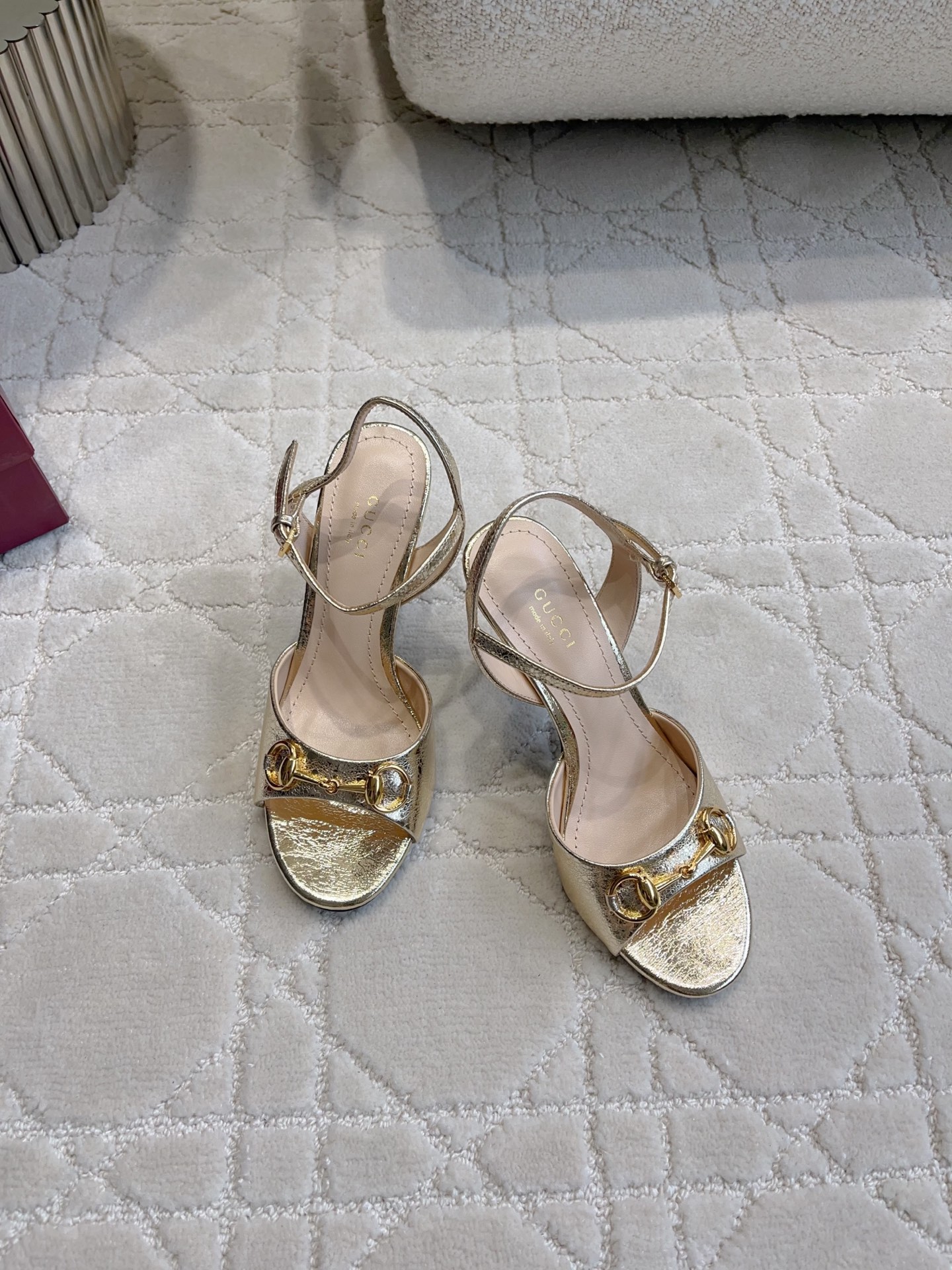 Guc New Horsebit High Heel Sandals