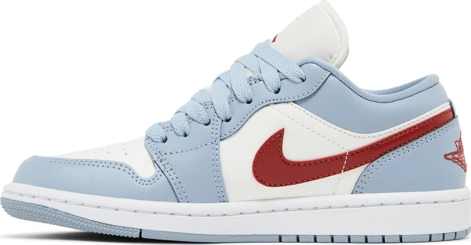 Wmns Air Jordan 1 Low 'Blue Whisper Dune Red' DC0774-164