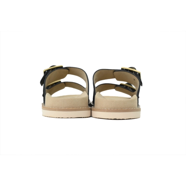Brunello Cucinelli Suede two-strap Sandals Black