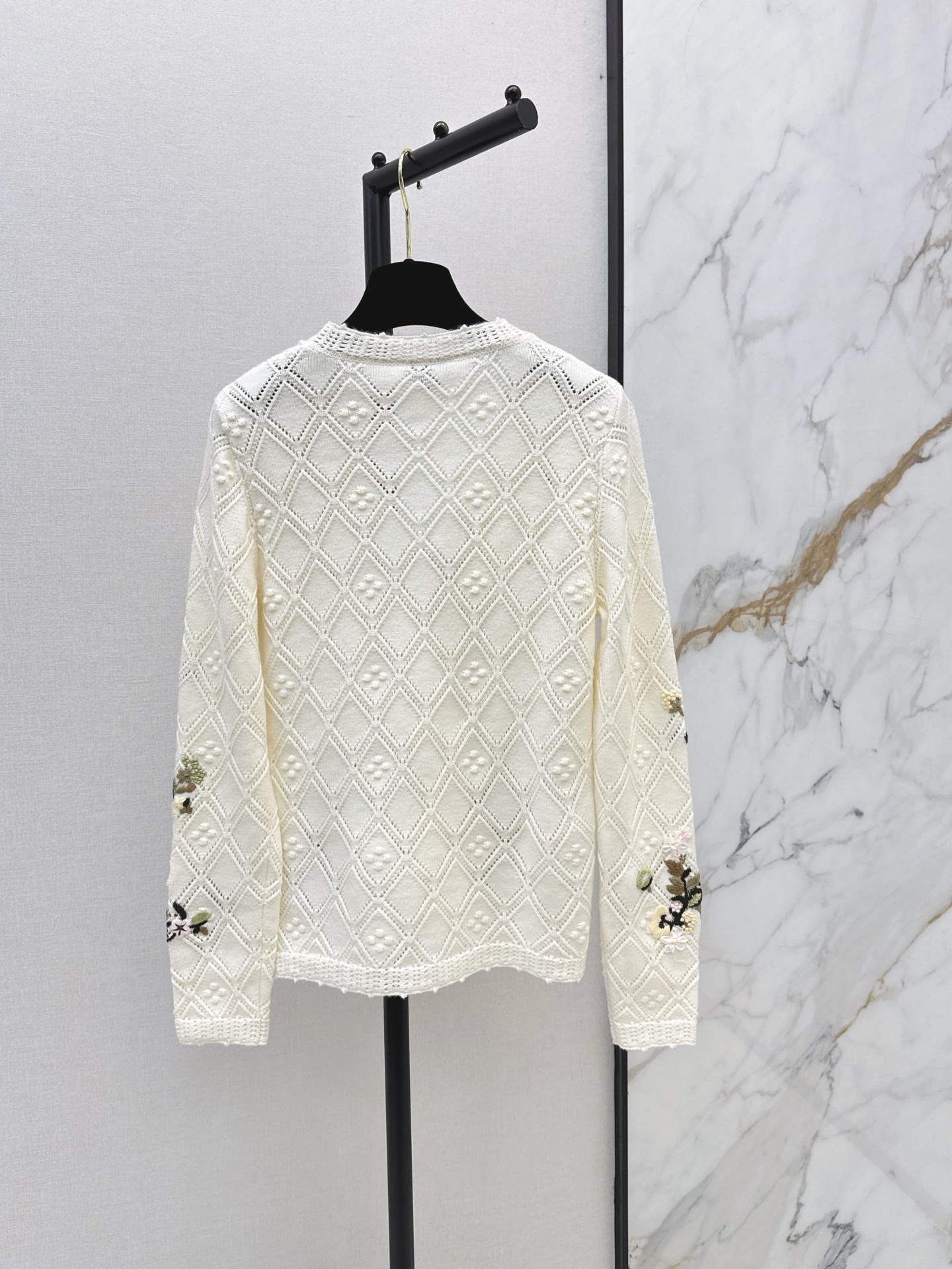 Chan New Embroidered Knit Cardigan