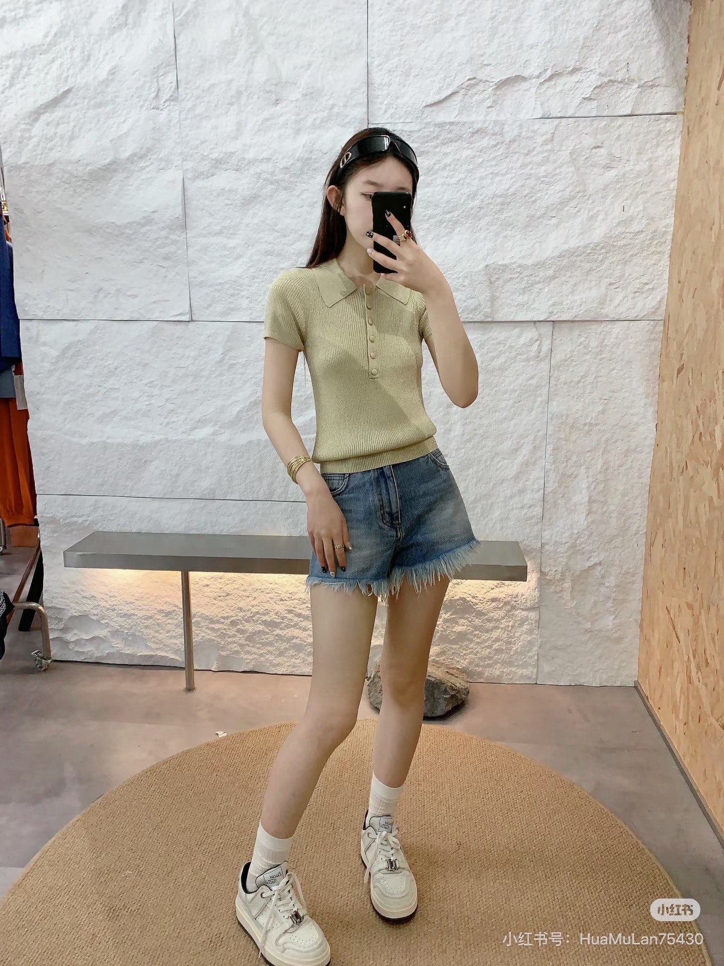Chan New knitted polo shirt