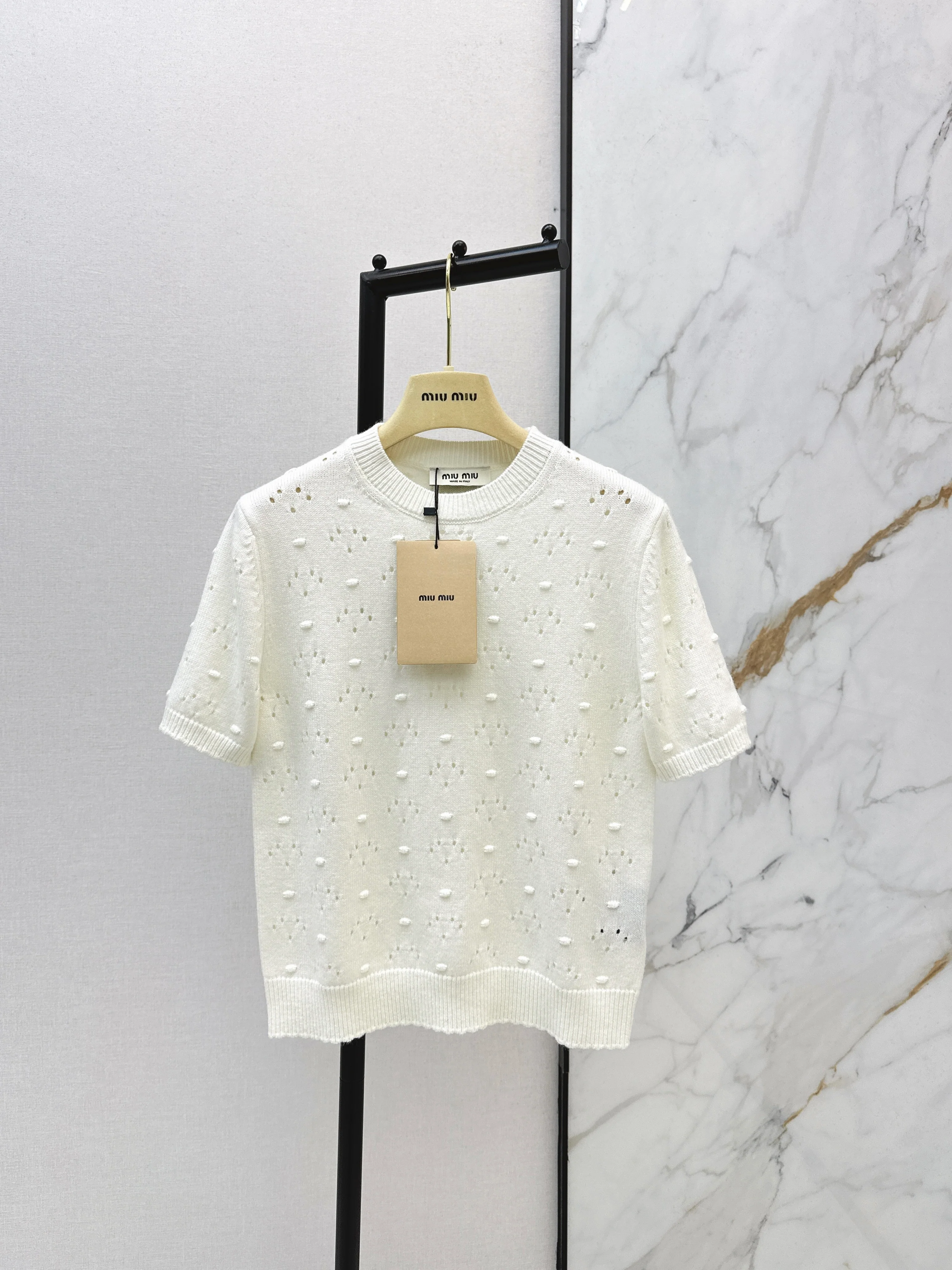 Miu NEW hollow sweater