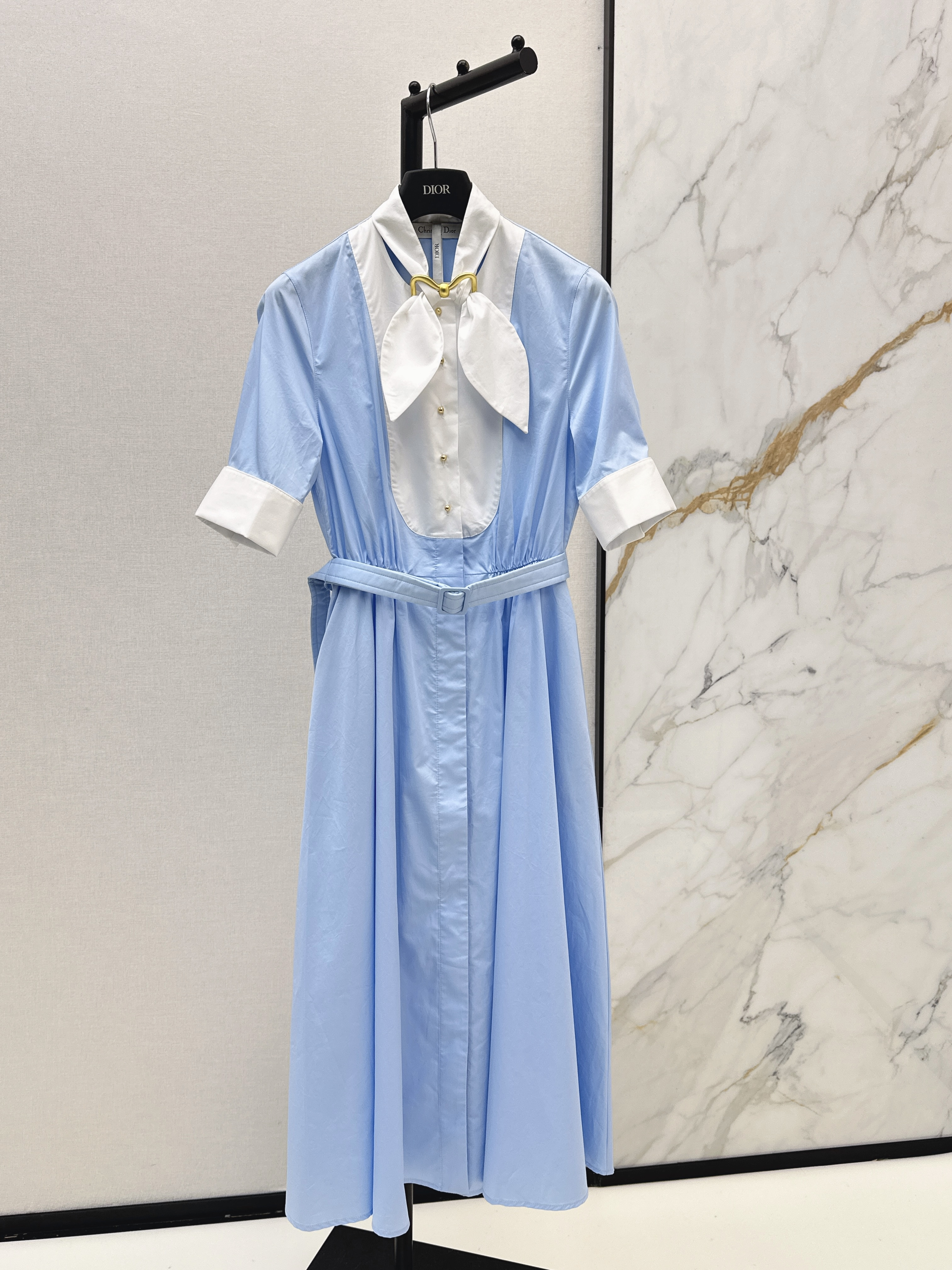 CD New bow-tie shirt dress