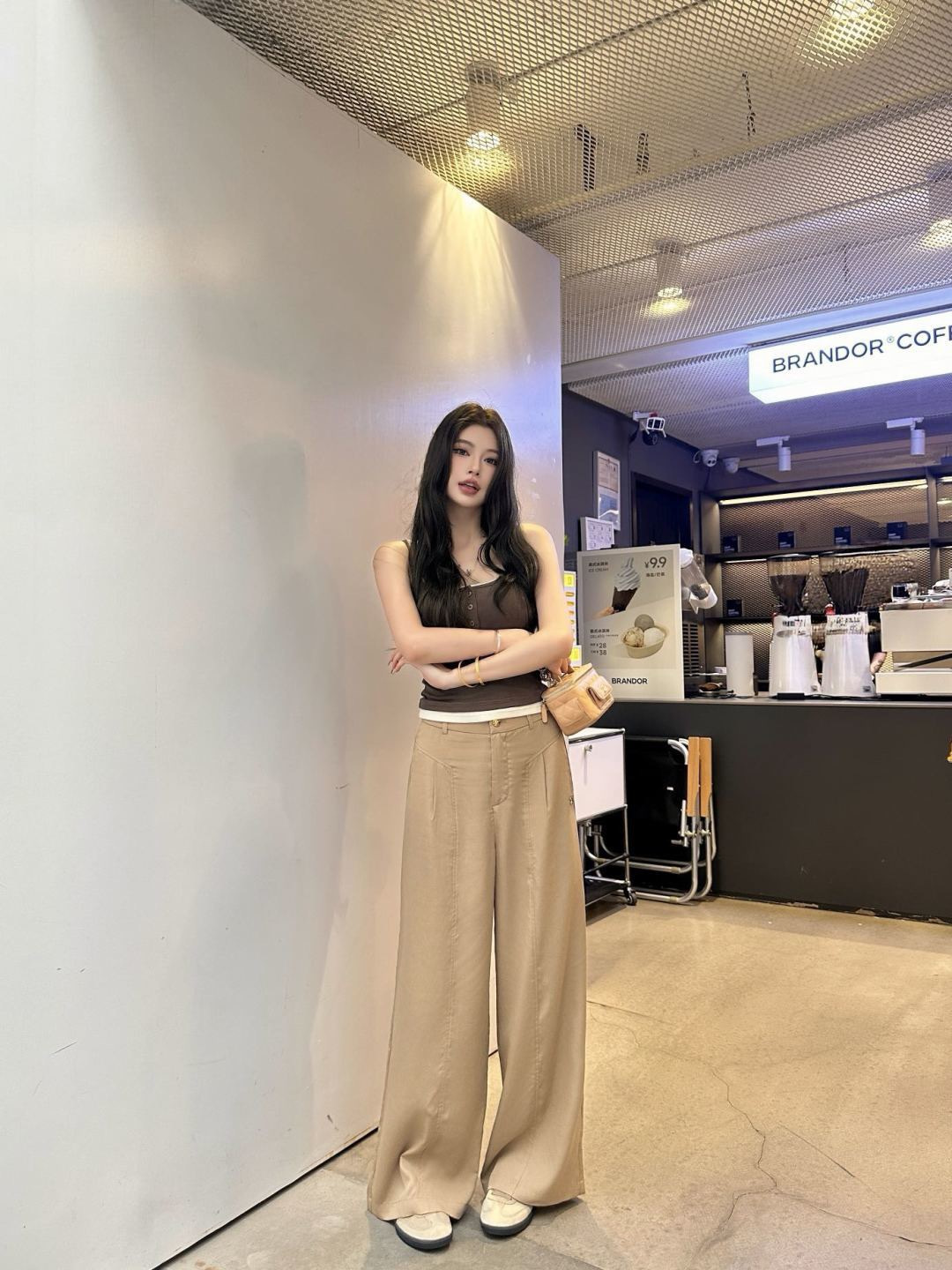 Celi New Straight-leg suit pants