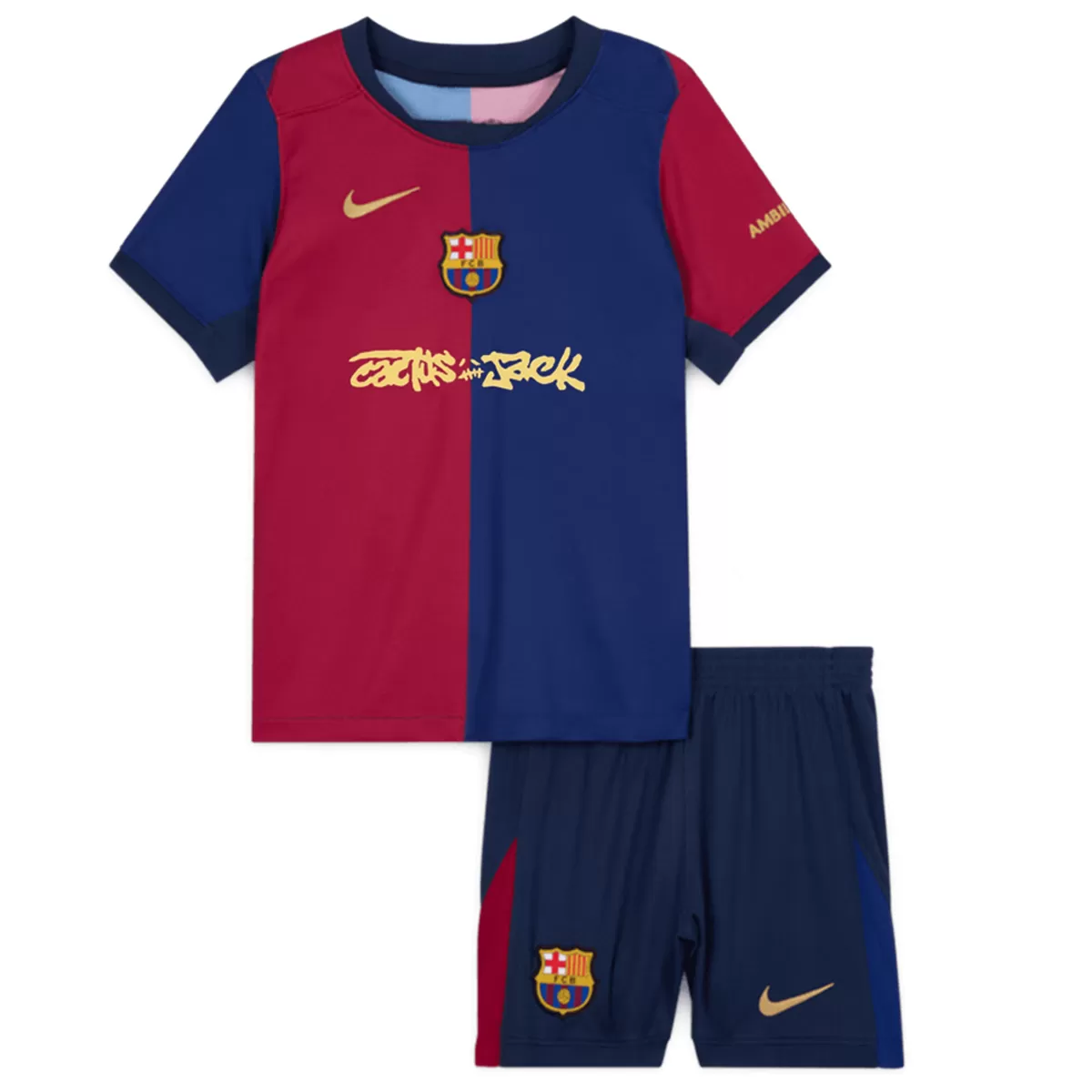 Kids Barcelona x Travis Scott Cactus Jack Home Kids Suit